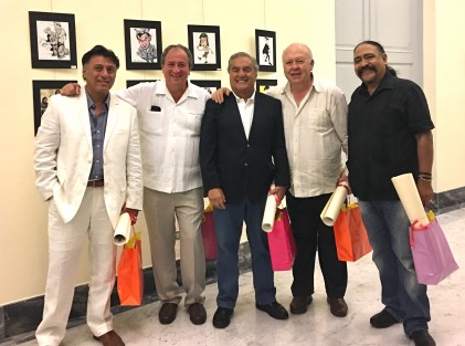 Caricaturistas mexicanos inauguraron la exposición titulada <em>Iconos del humorismo mexicano</em> está conformada por 80 obras de caricaturistas mexicanos en sus diferentes técnicas, y podrá ser visitada en el Archivo General de Puerto Rico, en San Juan, Puerto Rico, hasta el 17 de agosto de este año, como parte de la semana de intercambio cultural entre humoristas de los dos países.
