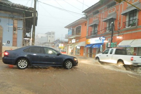 Sin afectaciones tras el paso de las lluvias  que se presentaron en Tlapacoyan.
