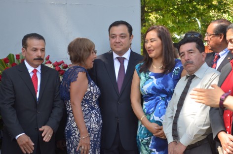 El Alcalde Américo Zúñiga acompañó en el acto a los abogados, quienes reprocharon al gobierno la carencia de salas de juicios orales, así como dejar en libertad a servidores públicos por deficiencias en las leyes.
