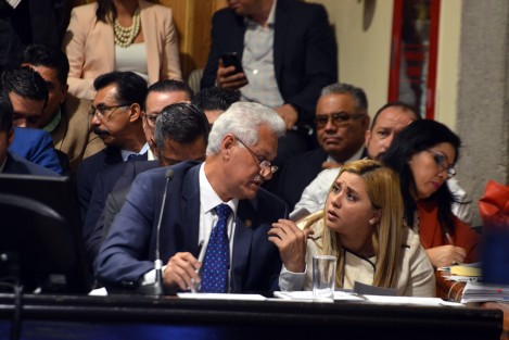 Mismos reclamos, mismas justificaciones, durante la comparecencia del Secretario de Seguridad Pública en el Estado, Jaime Téllez Marié, ante diputados de la LXIV Legisltura. 