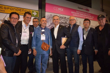  Es la muestra colectiva que ha ocupado el mayor espacio en la historia de la caricatura mexicana, gracias a la dirección del Sistema de Transporte Colectivo que ofreció también un espacio con vitrinas para diversas exposiciones y una lbrería.