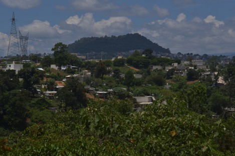 Así se ve Xalapa desde elrelleno sanitario. 