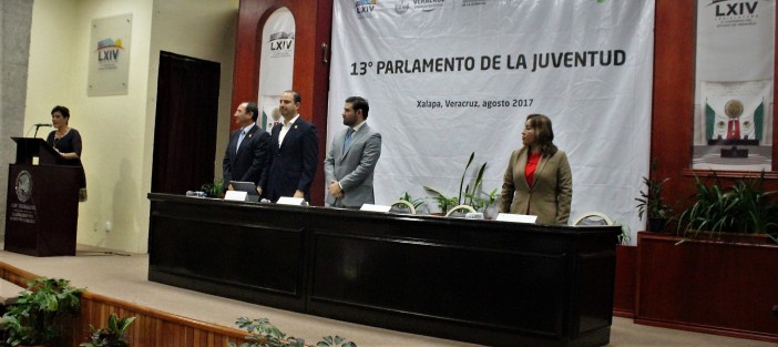 En el Congreso de Veracruz fue inaugurado el 13 Parlamento de la Juventud Veracruzana, organizado por la LXIV Legislatura con el Instituto Veracruzano de la Juventud (IVJ) del Gobierno del Estado