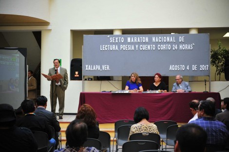 Inició oficialmente en la Biblioteca Carlos Fuentes el Sexto Maratón Nacional de Lectura, Poesía y Cuento Corto. 