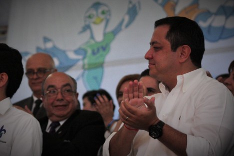 Américo Zúñiga, alcalde de Xalapa. 