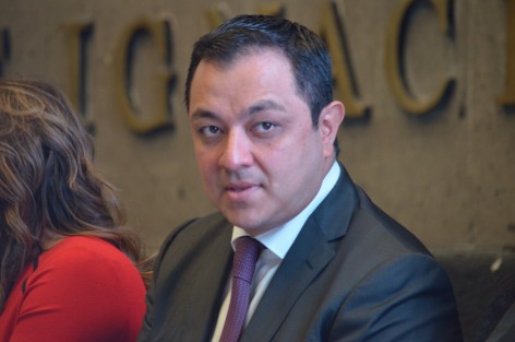 El alcalde Américo Zúñiga Martínez asistió al acto conmemorativo por el 25 aniversario de la Secretaría de Desarrollo Social (Sedesol), celebrado en el patio central de Palacio de Gobierno.