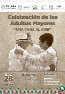 INICIA DIF XALAPA FESTEJOS PARA EL ADULTO MAYOR

