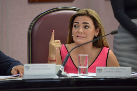 Marijose Gamboa, diputada local por el  PAN. 