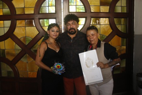 Luz María Zamudio y Marisol Víveros lograron casarse por lo civil mediante la promoción de un amparo. Esto las convirte en la pareja número 18 del mismo sexo en contraer matrimonio.