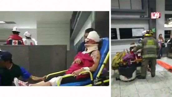 Los heridos fueron trasladados a hospitales de Córdoba para su atención. 
