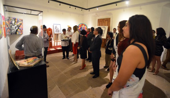 La inauguración estuvo a cargo de Nohemi Brito Gómez, directora de cultura así como de autoridades municipales.
