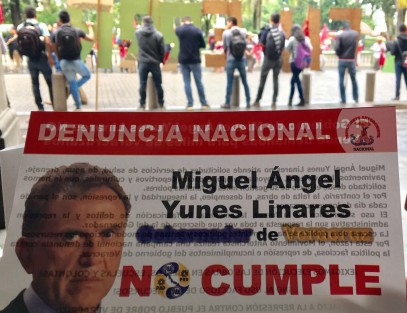 Antorchistas se manifiestan la mañana de este martes en el centro de Xalapa demandando ser atendidos por el Gobierno del Estado. Acusan incumplimiento de compromisos por parte del gobernador Miguel Ángel Yunes Linares. 
