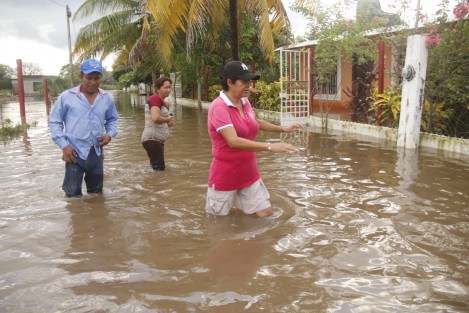 Comunidades delmunicipio de Medellín de Bravo con afectaciones por desbordamiento de río Cotaxtla. Entre las comunidades se encuentran La Esmeralda, La Capilla, El Mangal y El Copital. 