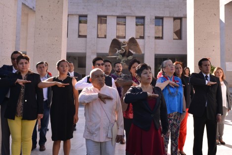 DIputados locales de MORENA conmemoraron en Palacio Legislativo  la gesta heroica del Batallón de San Patricio, a 170 años de que soldados extranjeros y mexicanos combatieron por la libertad de México. 