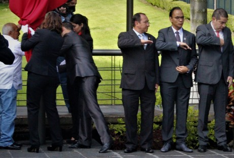 En el Palacio Legislativo fue recordada la defensa histórica del castillo de Chapultepec por los cadetes del Colegio Militar, mejor conocidos como los Niños Héroes. 