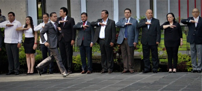 En el Palacio Legislativo fue recordada la defensa histórica del castillo de Chapultepec por los cadetes del Colegio Militar, mejor conocidos como los Niños Héroes. 
