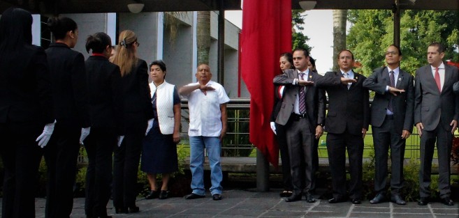 En el Palacio Legislativo fue recordada la defensa histórica del castillo de Chapultepec por los cadetes del Colegio Militar, mejor conocidos como los Niños Héroes. 