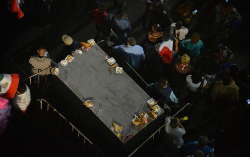 Austero y no populista, la noche mexicana con los invitados al Grito en la Plaza Lerdo. 