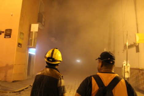 Diversos edificios afectados en el centro histórico de Atlixco, Puebla, por el sismo de 7.1 grados registrado este martes 19 de septiembre. 