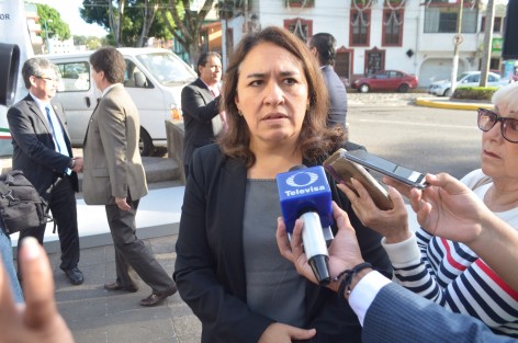 La secretaria de Protección Civil en Veracruz, Yolanda Baizabal, dijo que están recibiendo  reportes de escuelas y casas con afectaciones por el sismo, y que en el caso de los planteles escolares, Espacios Educativos se encargará de evaluar;  cabe señalar que pese a la orden del Ejecutivo Estatal de reaunudar las clases sin revisar los edificios, algunas escuelas han suspendido labores por cosiderar necesaria una evaluación a fondo de las construcciones.  