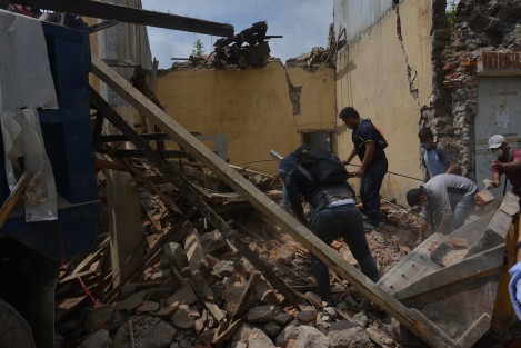 Metepec, perteneciente al municipio de Atlixco, en Puebla, sufrió pérdidas graves, principalmente en casas habitación. Esta comunidad es una de las más devastadas debido a sus construcciones típicas de adobe y teja. 
