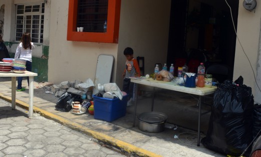 Metepec, perteneciente al municipio de Atlixco, en Puebla, sufrió pérdidas graves, principalmente en casas habitación. Esta comunidad es una de las más devastadas debido a sus construcciones típicas de adobe y teja. 