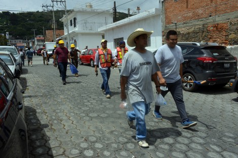 Metepec, perteneciente al municipio de Atlixco, en Puebla, sufrió pérdidas graves, principalmente en casas habitación. Esta comunidad es una de las más devastadas debido a sus construcciones típicas de adobe y teja. 