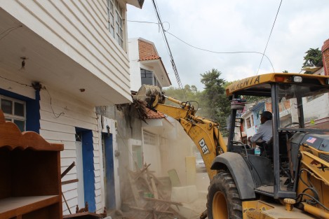 Metepec, perteneciente al municipio de Atlixco, en Puebla, sufrió pérdidas graves, principalmente en casas habitación. Esta comunidad es una de las más devastadas debido a sus construcciones típicas de adobe y teja. 
