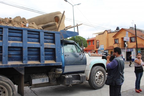 Metepec, perteneciente al municipio de Atlixco, en Puebla, sufrió pérdidas graves, principalmente en casas habitación. Esta comunidad es una de las más devastadas debido a sus construcciones típicas de adobe y teja. 
