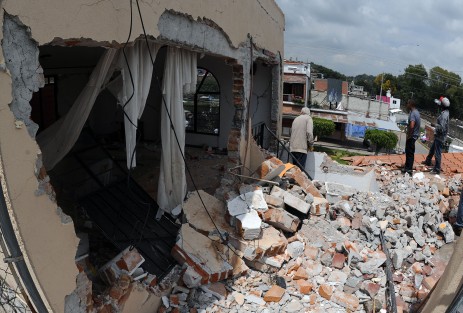 Metepec, perteneciente al municipio de Atlixco, en Puebla, sufrió pérdidas graves, principalmente en casas habitación. Esta comunidad es una de las más devastadas debido a sus construcciones típicas de adobe y teja. 
