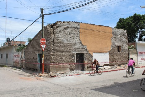 Las iglesias de Axochiapa, en el estado de Morelos, fueron las que tuvieron los principales daños por el sismo, así como algunas viviendas.
