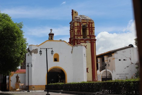 Las iglesias de Axochiapa, en el estado de Morelos, fueron las que tuvieron los principales daños por el sismo, así como algunas viviendas.