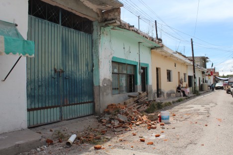 Las iglesias de Axochiapa, en el estado de Morelos, fueron las que tuvieron los principales daños por el sismo, así como algunas viviendas.