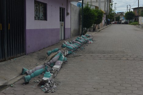 Las iglesias de Axochiapa, en el estado de Morelos, fueron las que tuvieron los principales daños por el sismo, así como algunas viviendas.
