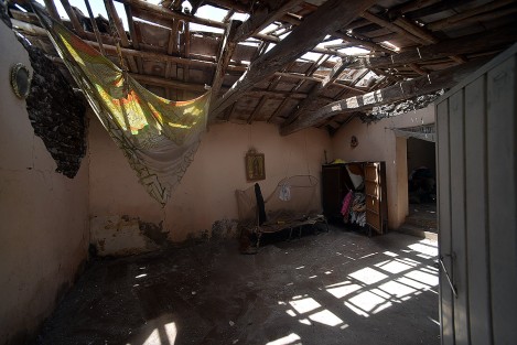 Contla, localidad cercana al poblado Quebrantadero, y a unos minutos de Axochiapa, en el estado de Morelos, con derrumbe de viviendas, pero afortunadamente cuentan con víveres necesarios para atender a la pequeña población.
