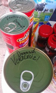 Algunas personas han preferido etiquetar ellos mismos sus donativos, como una forma de asegurar que llegan a quienes son destinados. 