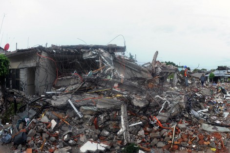 Así lucen las calles de Jojutla, Morelos tras el sismo del 19 de septiembre. 