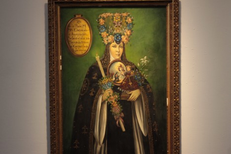 Como parte del Festival del Arte y Música Sacra, en el Instituto Realia se exponen algunas piezas antiguas de arte sacro. 