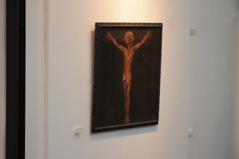 Como parte del Festival del Arte y Música Sacra, en el Instituto Realia se exponen algunas piezas antiguas de arte sacro. 