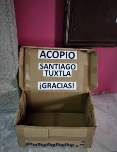 Sin respuesta la campaña de acopio para sus paisanos en Santiago Tuxtla, de la diputada Yazmín  Copete Zapot. Y eso que es quincena, tienen sueldo de diputados y de empledos del Poder Legislativo. No fuera para un convivio. 