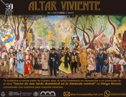 La invitación está abierta para las personas que quieran caracterizarse de un personaje de esta obra. Para registrarse es necesario escribir al correo altarvivoxalapa@gmail.com o llamar al celular 228 2-43-15-85.