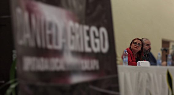 La diputada local por el distrito X Xalapa, Daniela Griego Ceballos, presentó su informe de labores, acompañada de militantes de MORENA, académicos, familiares y amigos, así como algunos políticos de otros partidos. 