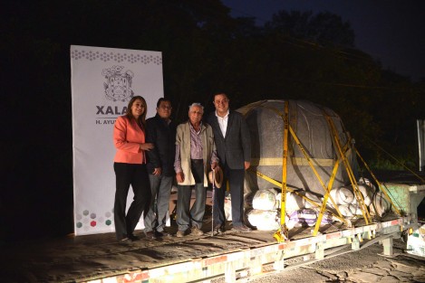 El alcalde Américo Zúñiga Martínez dio el banderazo de salida a una réplica de una cabeza colosal de la Cultura Olmeca que será enviada a Belmopán, Belice, como gesto de amistad y hermandad por parte del Ayuntamiento de Xalapa.
