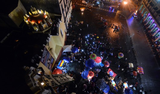 Así festejan a San Rafael Guízar. 