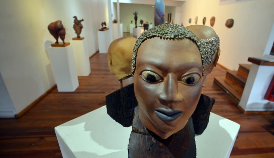 En la galería universitaria Ramón Alva de la Canal se encuentra la exposición Piel de Arcilla de Tomás Owen; y en la planta alta Unir- Almas, de Bazuco ambas exposiciones son arte puro, no deje de visitarlas.