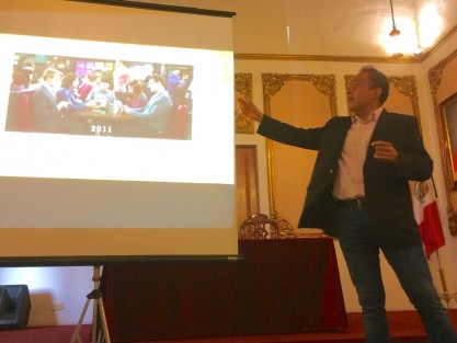 Víctor Mundo Coxca presentó su proyecto 