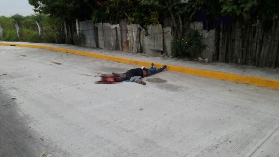 Con la cabeza desbaratada fue encontrado un hombre la mañana de este miércoles en calles de la colonia Niños Héroes de esta ciudad de Álamo, Ver. 