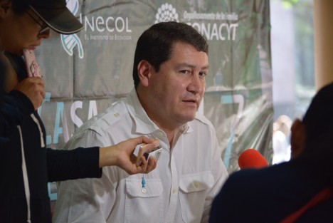 Miguel Rubio Godoy, Director del INECOL, invitó a  la población a participar en su evento anual <em>Casa abierta</em>, a realizarse en sus instalaciones el próximo 25 de noviembre;  donde habrá más de 80 actividades interactivas, para dar a conocer el trabajo que realizan en ese centro del investigaciones.