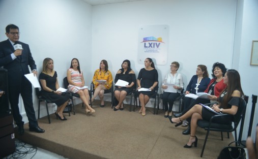 La diputada Cinthya Lobato, acompañada por titulares de Unidades de Género, anunció varios eventos y actividades por el Día Internacional de la Eliminación de la Violencia contra la Mujer.  