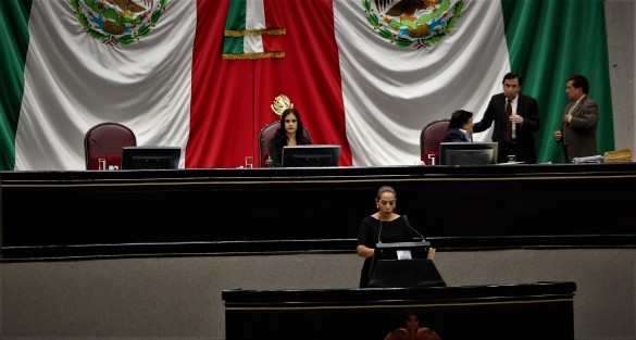 La diputada Cinthya Lobato Calderón presentó una iniciativa con proyecto de decreto que adiciona diversas disposiciones al Código Financiero de la Entidad con el propósito de incluir en el Presupuesto de Egresos del Estado de Veracruz una  partida financiera destinada a la igualdad de género. 